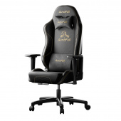 Премиум игровое кресло Autofull серия C3 PRO, AF903BS, с поддержкой для ног, черный