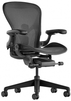 Кресло Herman Miller Aeron Graphite, размер A