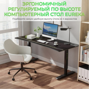 Стол для компьютера (для геймеров) с регулировкой по высоте EUREKA IM63
